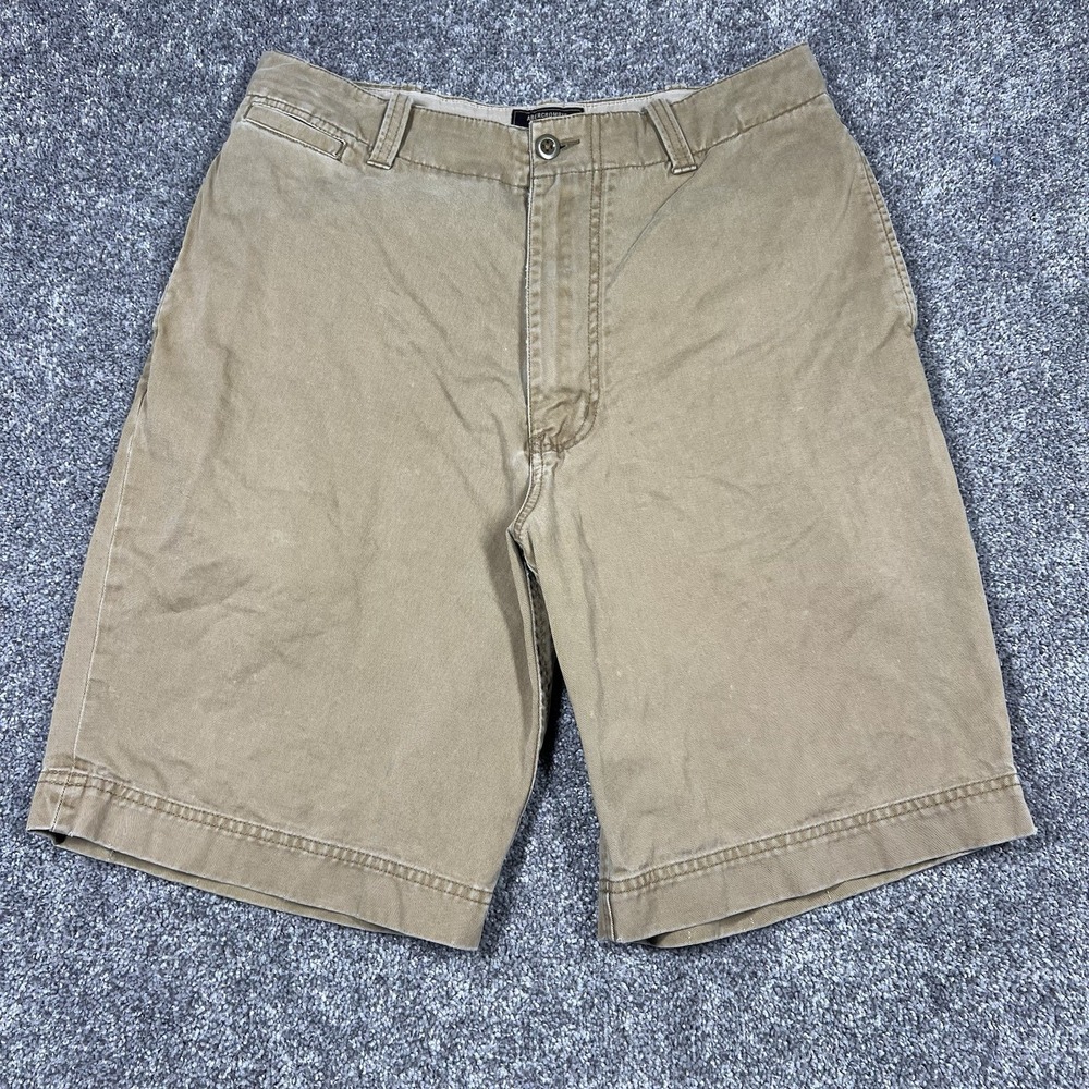 Vintage Abercrombie & Fitch Chino Shorts Men's 32 Tan Khaki Preppy Y2K